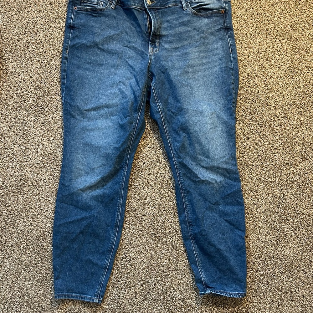 Old Navy Women's Dark Blue Skinny Jeans